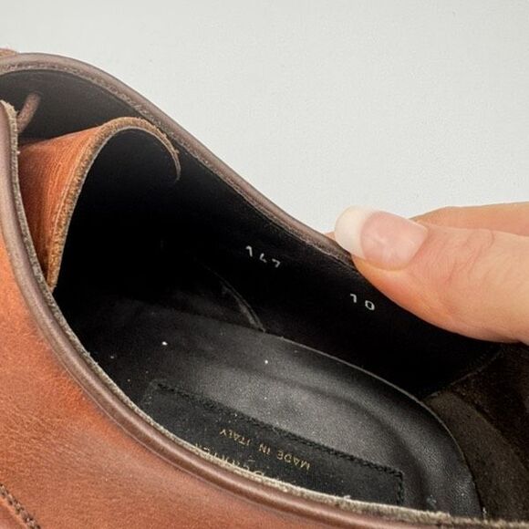 To Boot New York Men’s Declan Plain Toe Derby Shoes Made in Italy Size 10 - Picture 5 of 11